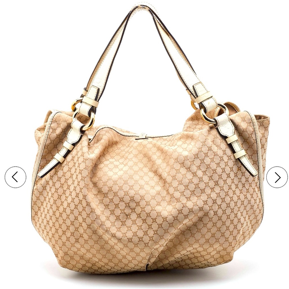 Celine Beige/White Canvas and Croc Embossed Leather
Bittersweet Shoulder Bag
